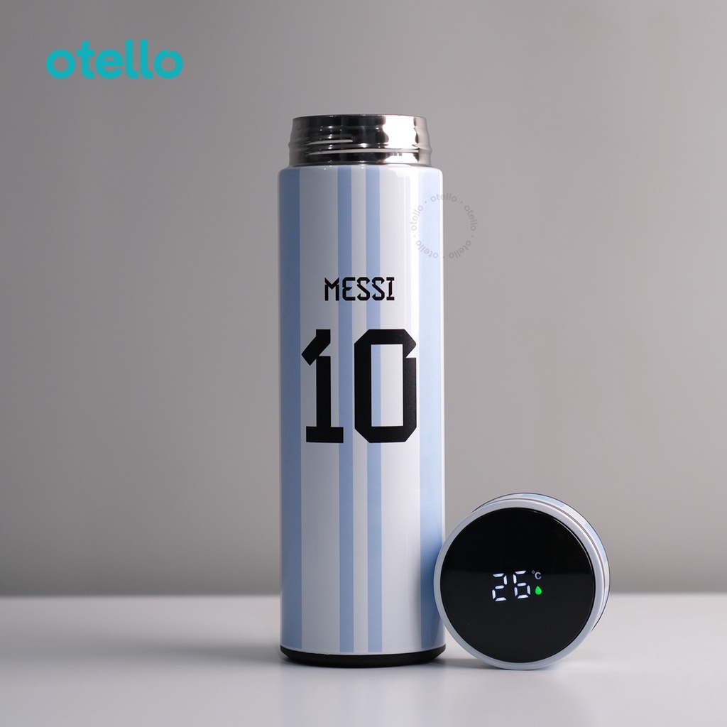 Tumbler Argentina Soccer Messi Jersey Custom Botol Air Minum Kado World Cup Piala Dunia