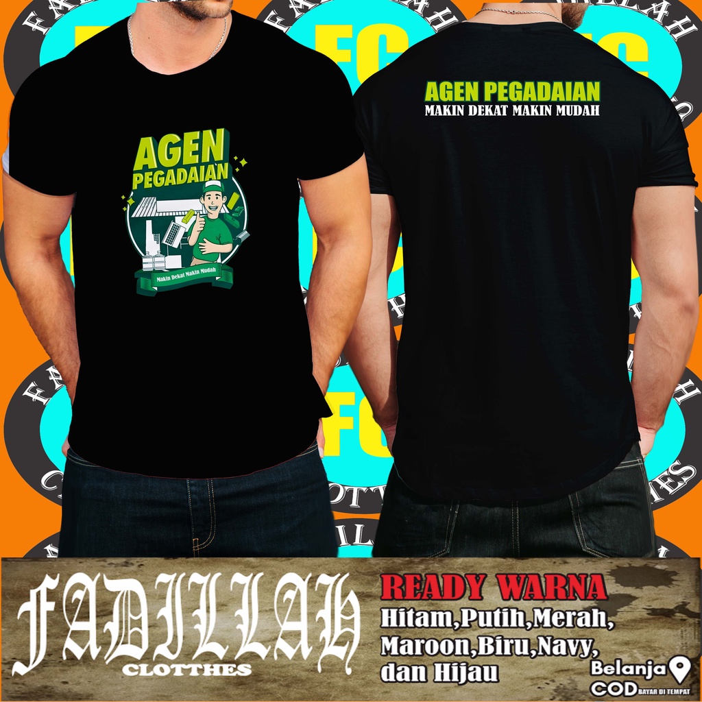 Kaos Agen Pegadaian Makin Dekat Makin Mudah Baju Distro