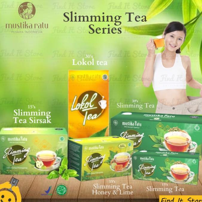 

[BISA COD] Mustika Ratu Slimming Lokol Tea Teh Diet Herbal Kolesterol Honey Lime