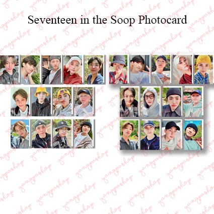 [PO / SET] SEVENTEEN IN THE SOOP SVTN PHOTOCARD UNOFFICIAL YANGPASHOP MINGYU SCOUPS HOSHI SVT