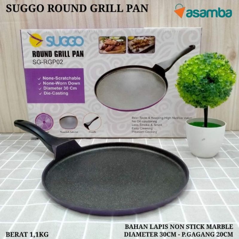 Jual Round Grill Pizza Pan Cm Anti Lengket Suggo Crepes Maker Kebab