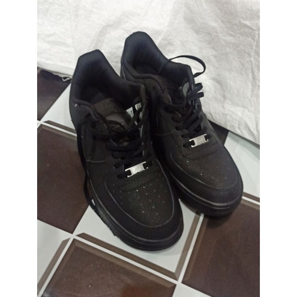 Nike Air Force 1  Triple Black Second Original