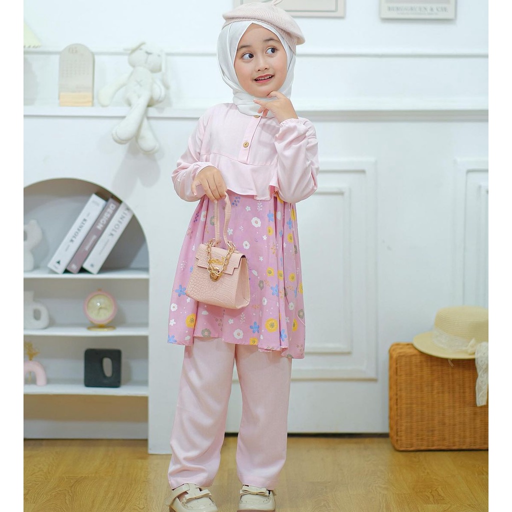Murah One set Anak Perempuan MELODI - Setelan Celana Anak Perempuan 2-3 Tahun