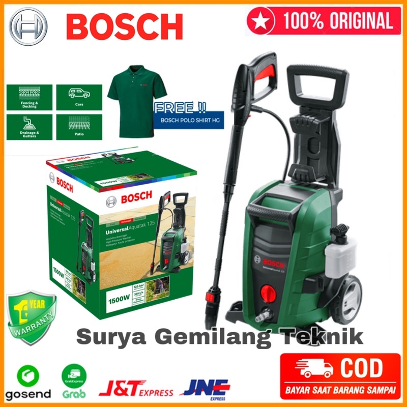 Bosch Universal Aquatak 125 Jet Cleaner Bosch Mesin Cuci Kendaraan 125Bar 1500Watt Aquatak Universal