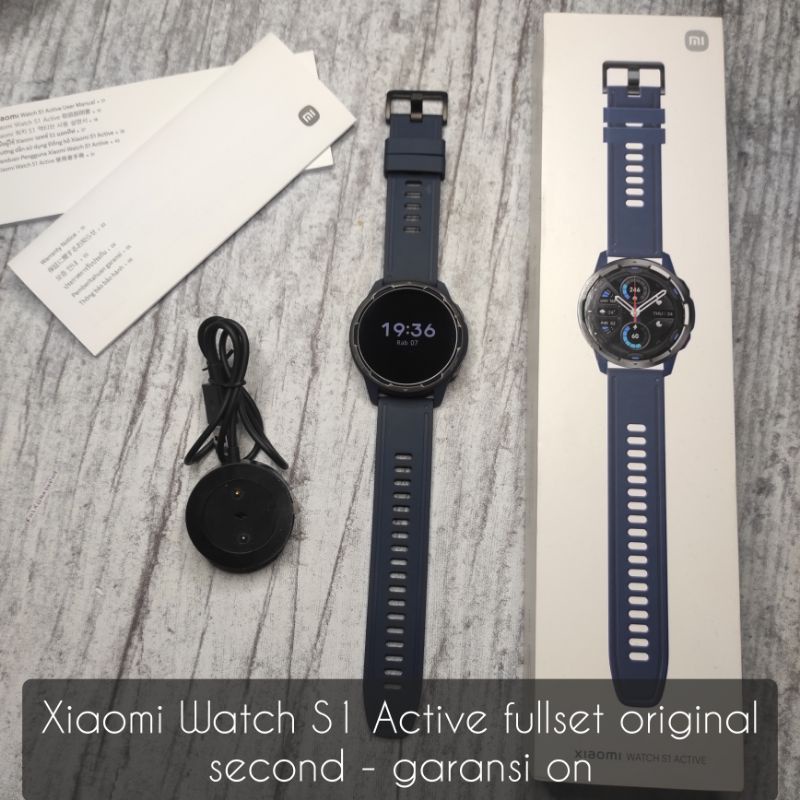 smartwatch xiaomi watch s1 active fullset original garansi