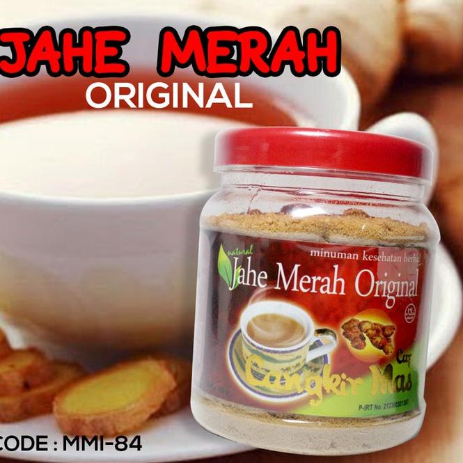 

12.12 BRANDS FESTIVAL Jahe Merah Cangkir Mas Original Plus Gula Minuman Kesehatan Herbal 330gr serbuuu !