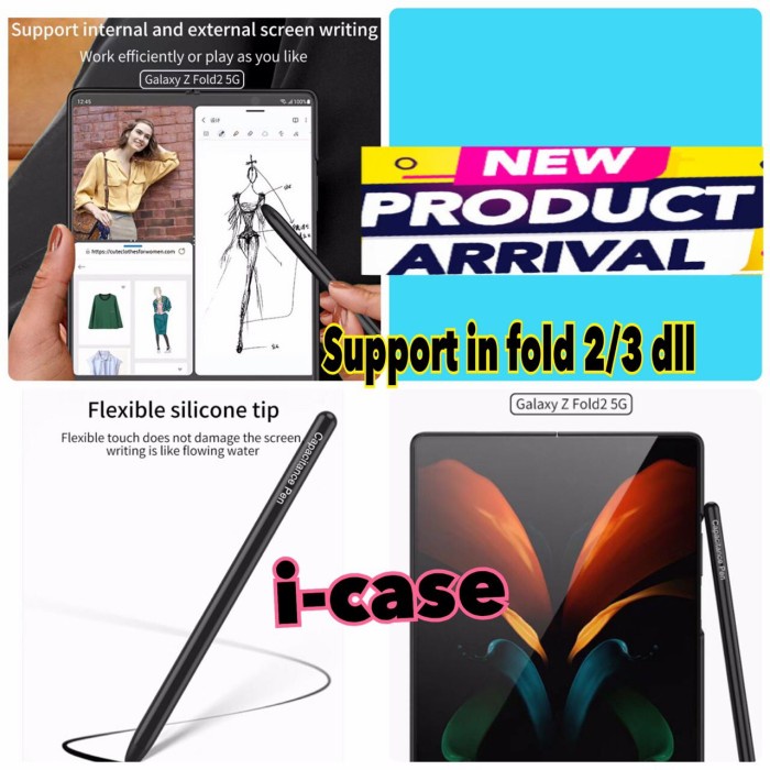 Stylus Jual S-Pen Repilka Buat Samsung Fold 3 / 2 Capacitance Pen Spen Fold3