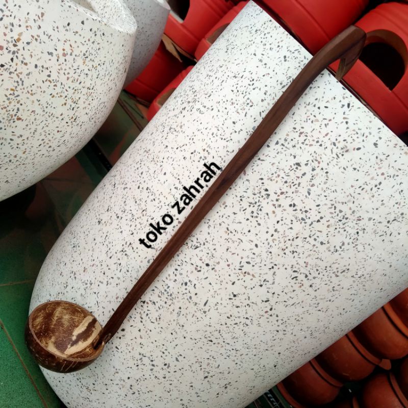 Irus Bakso Batok Kelapa Irus Soto Irus Panjang 50cm Gagang Kayu Sonokeling