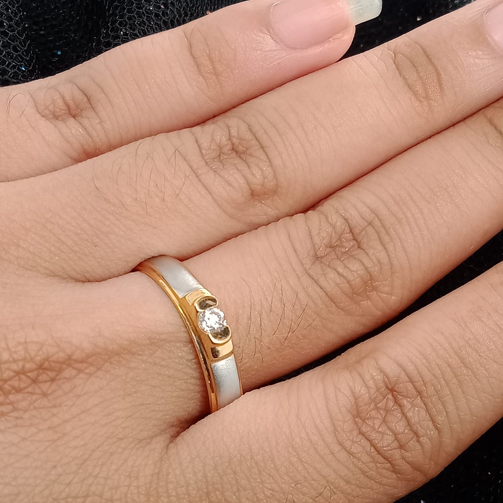 Cincin emas 17K - 5.55 gr kadar 750 - 4048