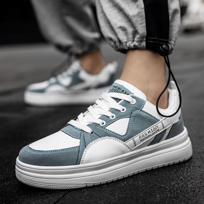Highland Sepatu Pria Casual Running Shoes Sepatu Tali Fashion Sneakers KSR112