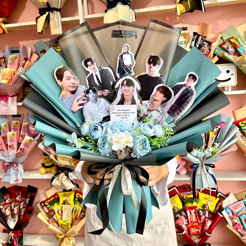 FOTO CUTTING BUCKET / POLAROID BOUQUET FOTO / BUCKET FOTO KPOP