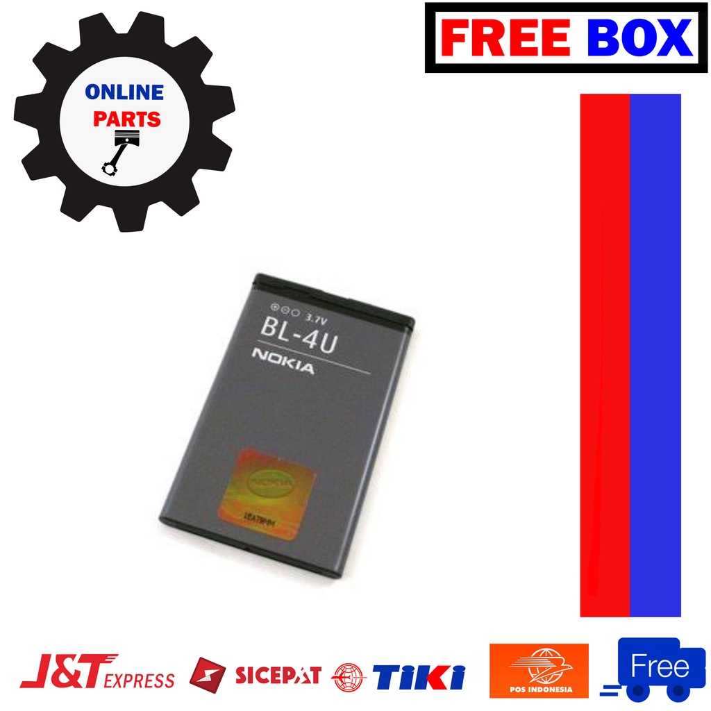 baterai nokia BL 4U battray nokia lama batre nokia bl4u batre nokia lawas hp nokia lama baterai orig