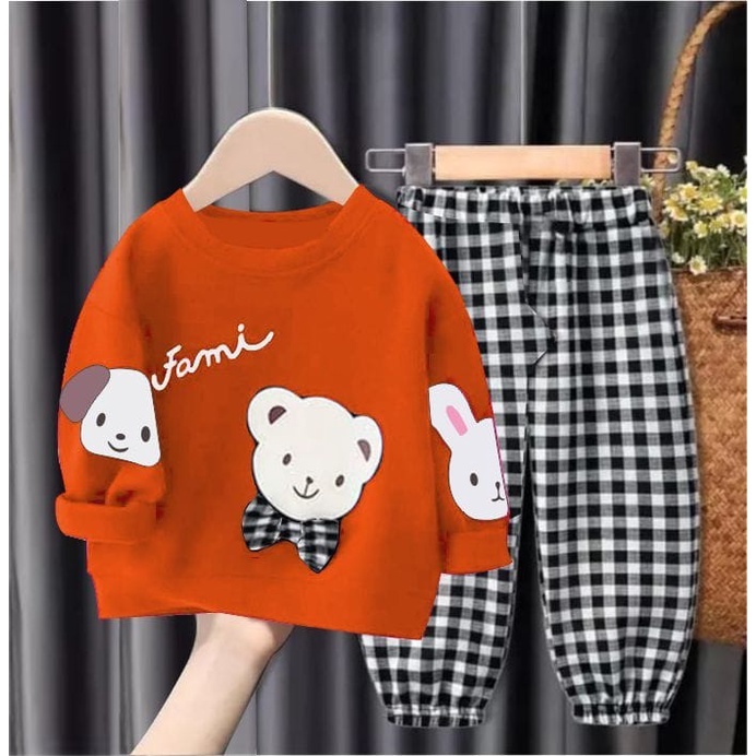 NEW SETELAN ANAK SWEATER 1-5 THN TERBARU PREMIUM //TERBARU