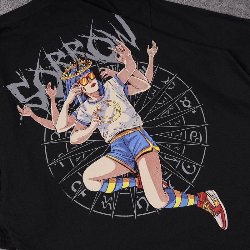 [N01053] T-shirt Oversized Distro Motif SORROW