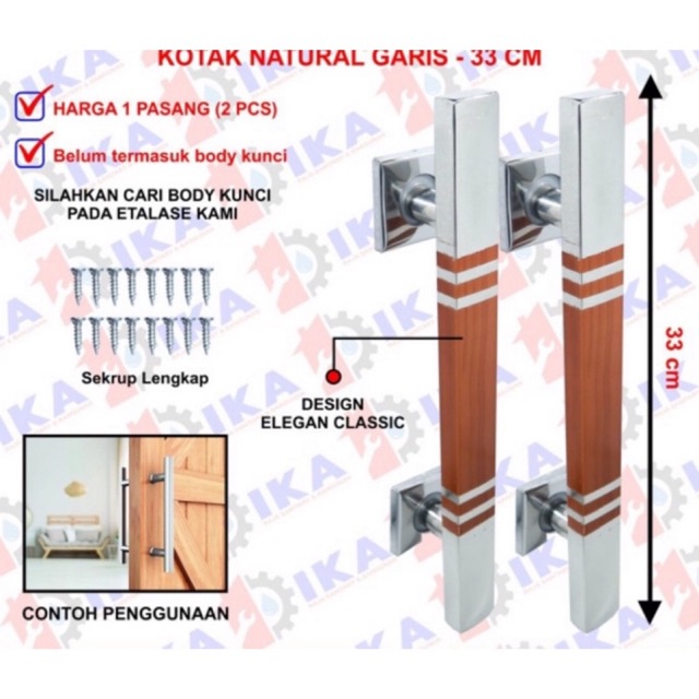 PULL HANDLE PINTU RUMAH KOTAK/ Pull handle stanlis uk 35cm kotak minimalis tarikan pintu pegangan pintu bhn stanlis steel