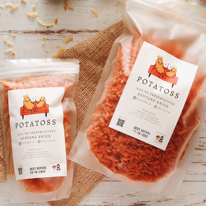 

[BISA COD] Potatoss Spicy Medium 300gr