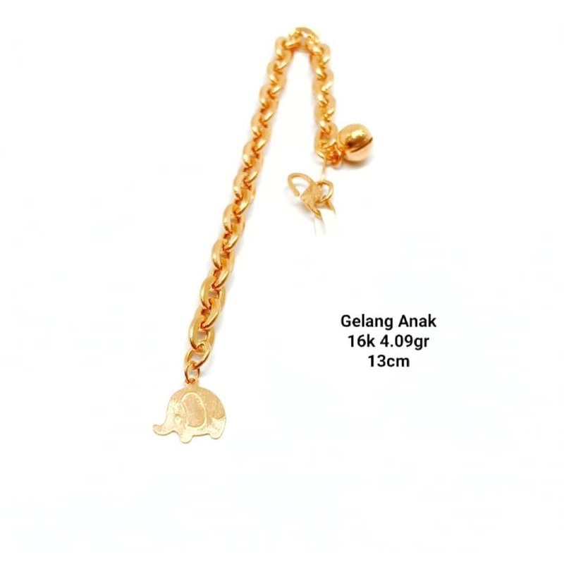 Gelang rantai emas 70 gajah