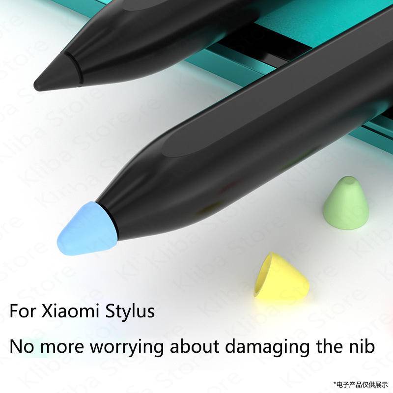 10pcs Penutup Ujung Pensil Untuk Xiaomi Smart Pen Mute Silikon Nib Case Untuk Touchscreen Stylus Pen Case