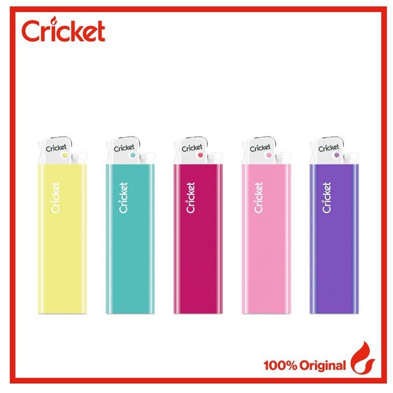 Korek Api Cricket Pastel Gas Lighter Limited Edition