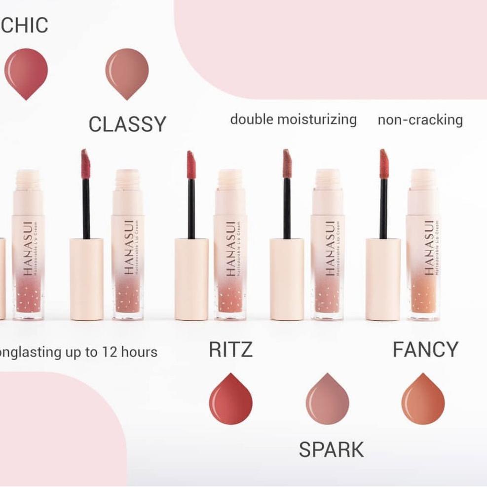 HOT ITEM ㄼ HANASUI Mattedorable Lip Cream 4gr / Boba Edition 4g ZY◘