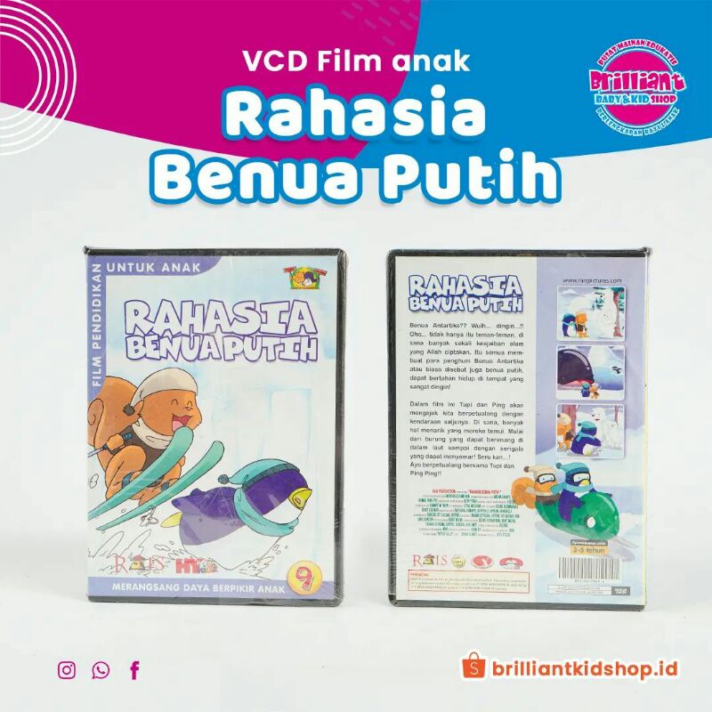 Vcd/Dvd Anak-Anak Seri Tupi & Ping-ping 9 - Rahasia Benua Putih