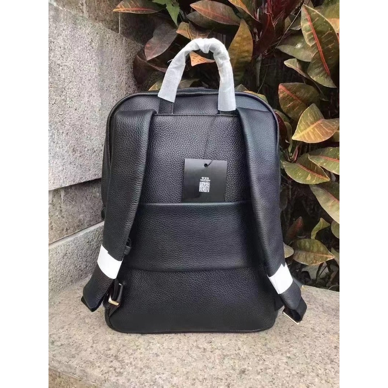 tas ransel tumi voyageur halle leather backpack tas cewek punggung new p1shoes