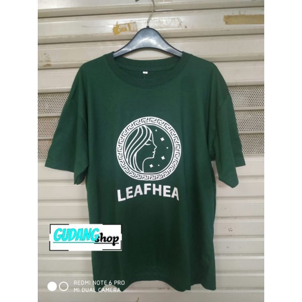 Kaos T-shirt Leafhea terbaru custom pria/wanita