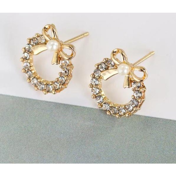 Anting circle full diamond