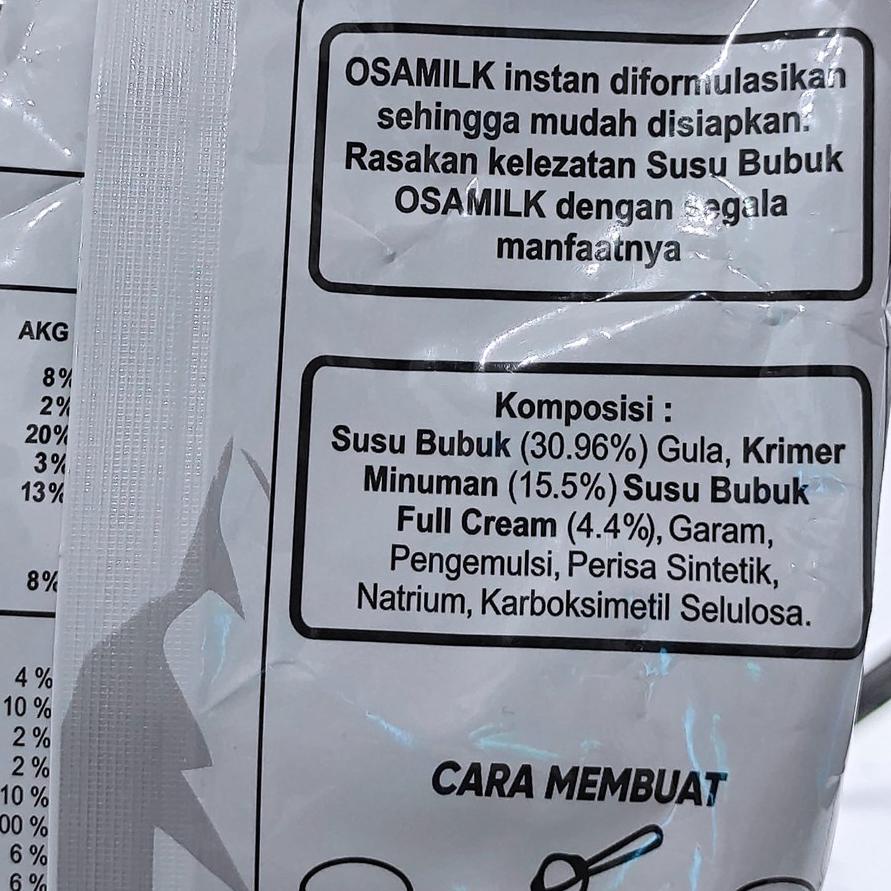 

12.12 BIG SALE FASION Osamilk 500 gr - Susu Penggemuk Badan Anak dan Dewasa - Susu Gemuk Badan ( Susu Sapi Bubuk Rasa Coklat dan Vanila ) grosir