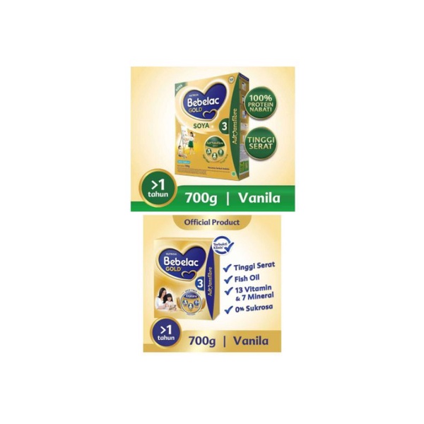 Bebelac Gold 3 Vanila / Bebelac Gold Soya Vanila 700g