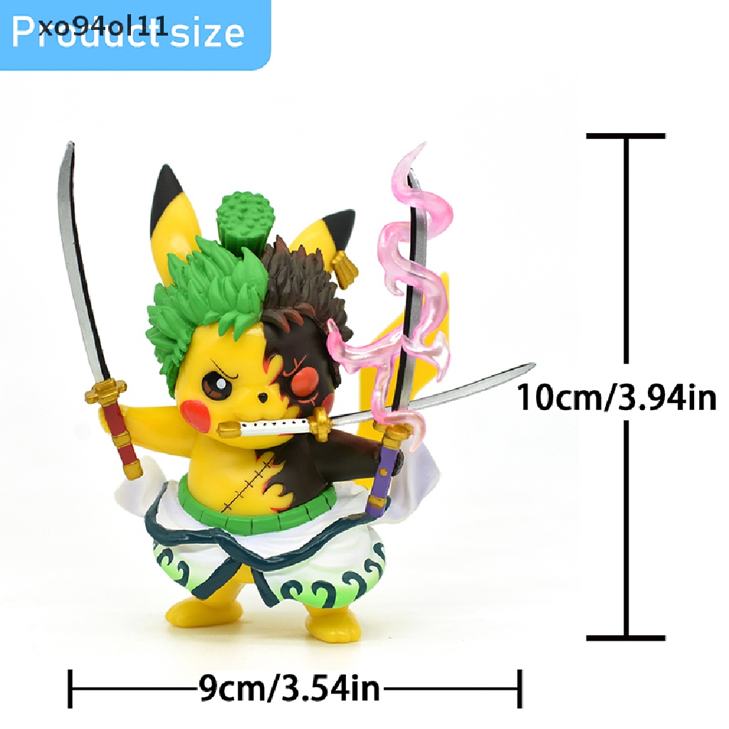 Xo Anime Pokemon Pikachu Cosplay Roronoa Zoro ONE PIECE GK Collection Hadiah Ulang Tahun OL