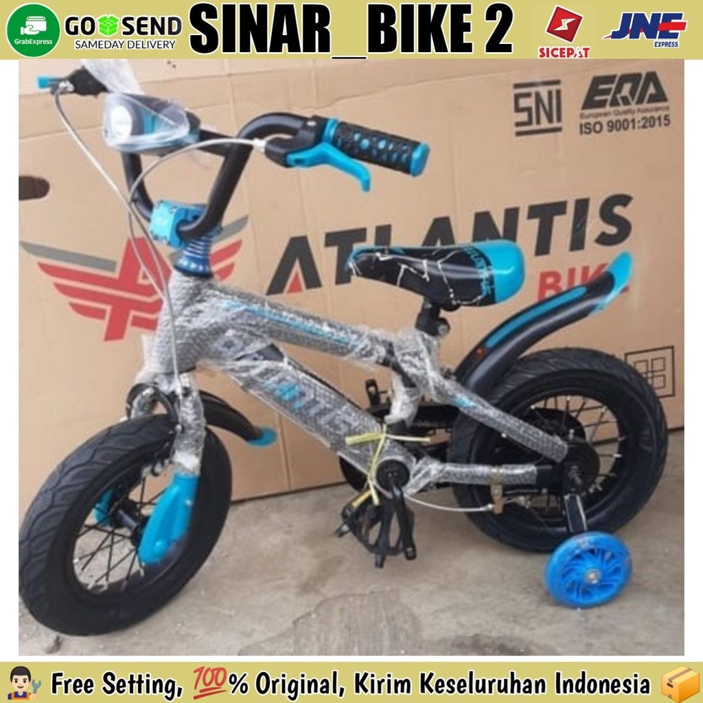 Sepeda Anak Laki BMX ATLANTIS SPARTA Ban Jumbo 12 16 &amp; 18 Inch