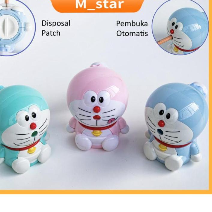 

☛☛ Serutan putar besar/Rawutan Meja Otomatis Doraemon / Rautan Putar / Rawutan Meja Pensil/Karakter Lucu