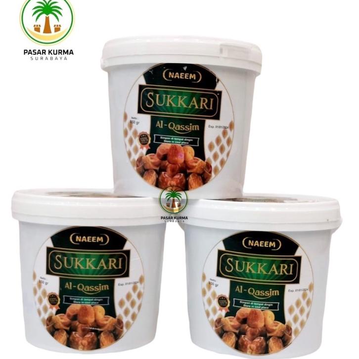 

COD Kurma Sukari Ember 850gram Original / Kurma Sukary Sukkari AlQassem / Kurma Ruthab, rutob せ
