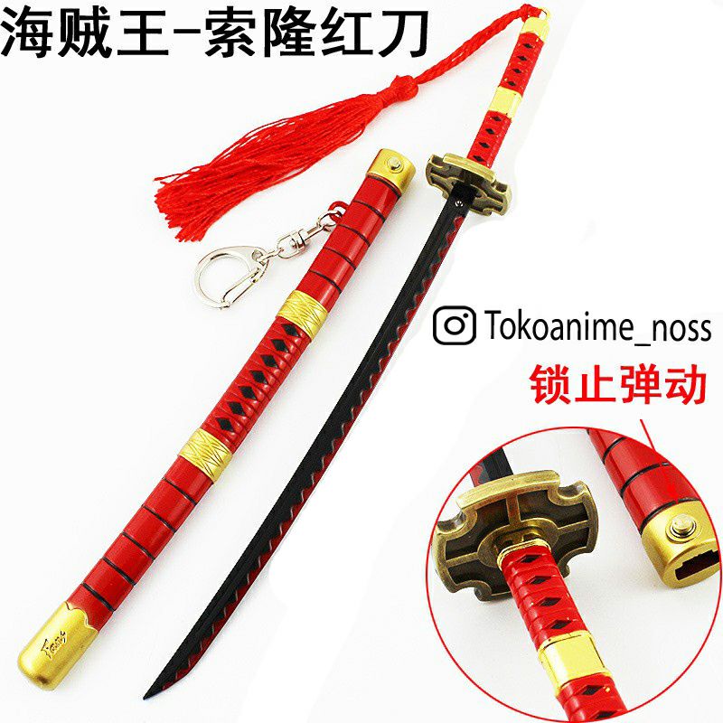 Miniatur Pedang Roronoa Zoro Red