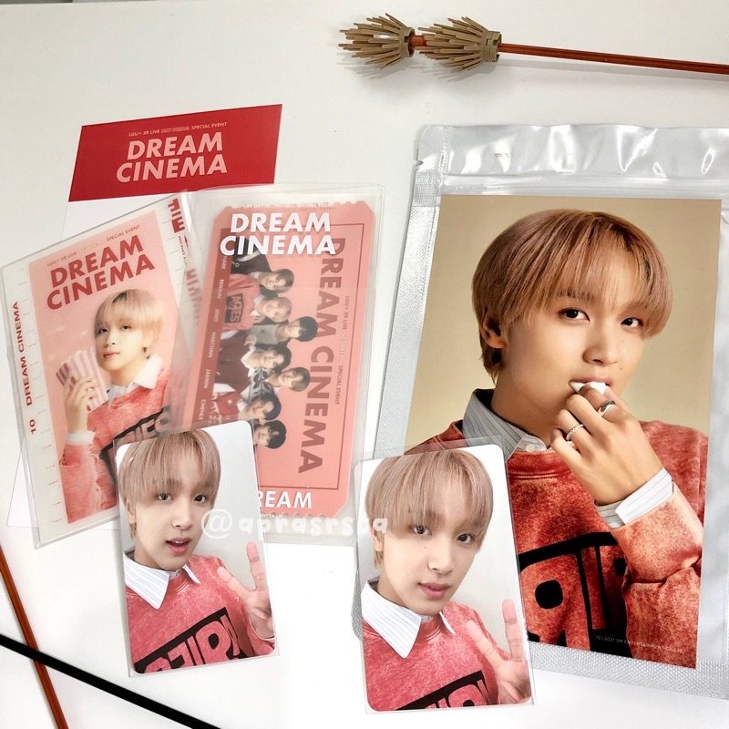 ar ticket dream cinema haechan, photo 4x6 xr dream cinema haechan
