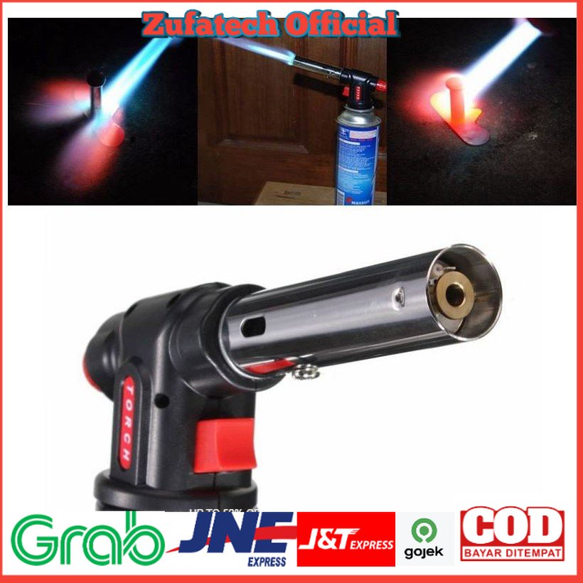 Firetric Kepala Gas Butane Multi Purpose Torch 1300 Celcius - WS-504C - Black