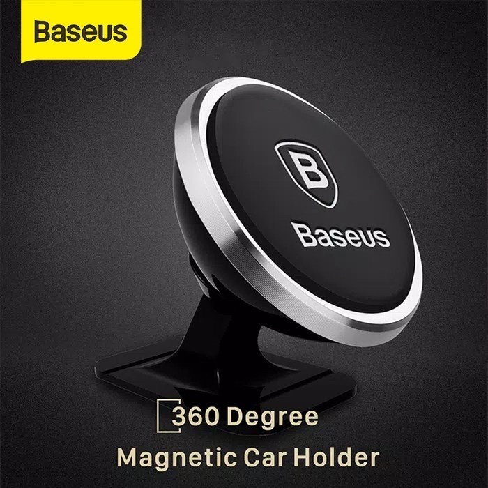 Baseus Magnetic Holder 360 Degree Car Holder Phone Holder Magnetik #Original