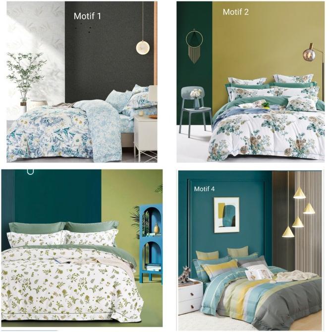 kain sprei katun jepang meteran / bahan sprei katun jepang