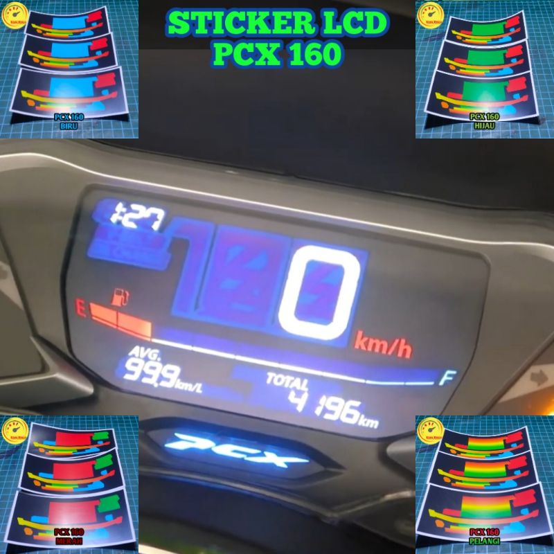 STICKER WARNA LCD SPEEDOMETER HONDA PCX 160
