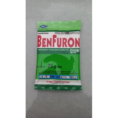 HERBISIDA Selektif Padi Sawah BENFURON 25gram