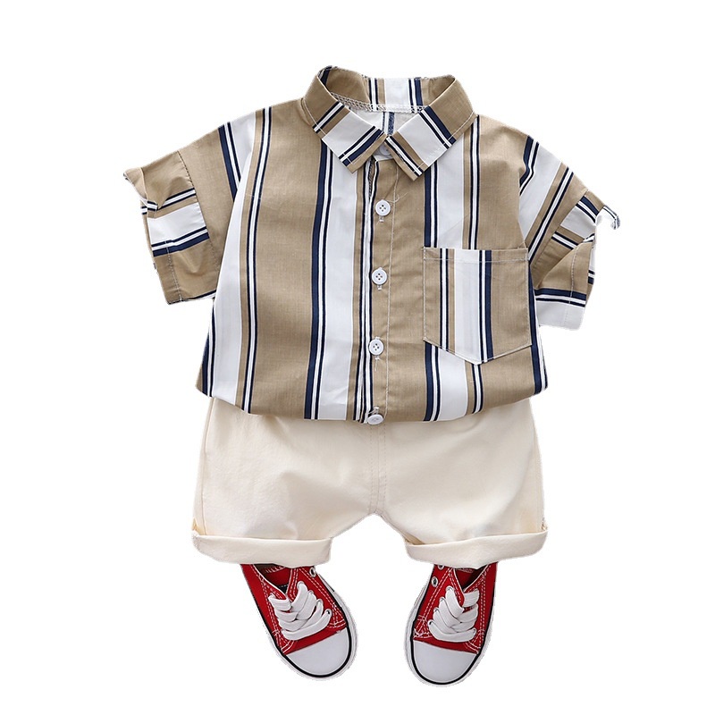 HappyOliver SET KEMEJA ROBIN EBV Setelan Bayi Laki-laki Lengan Pendek
