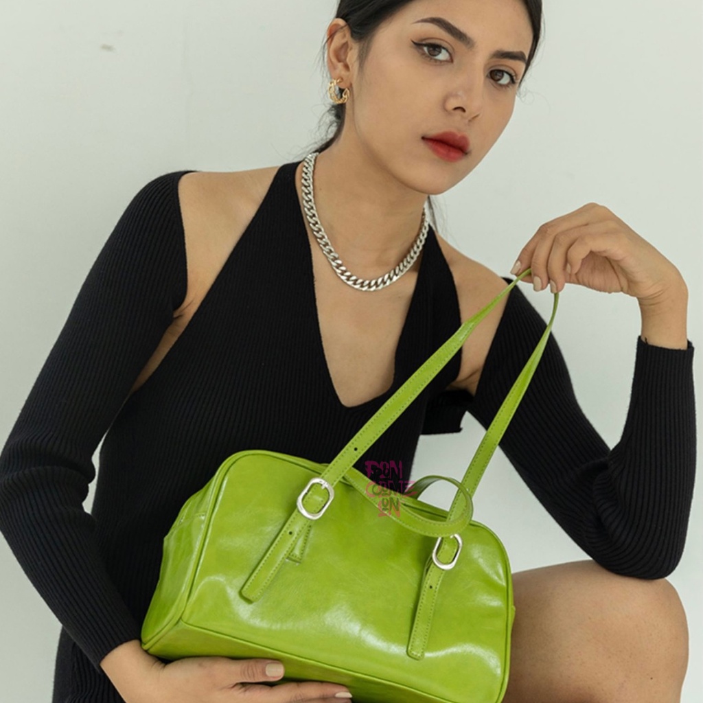 Poncomeon - Bogo leather shoulder bag / handbag / tas kerja wanita fashion korea