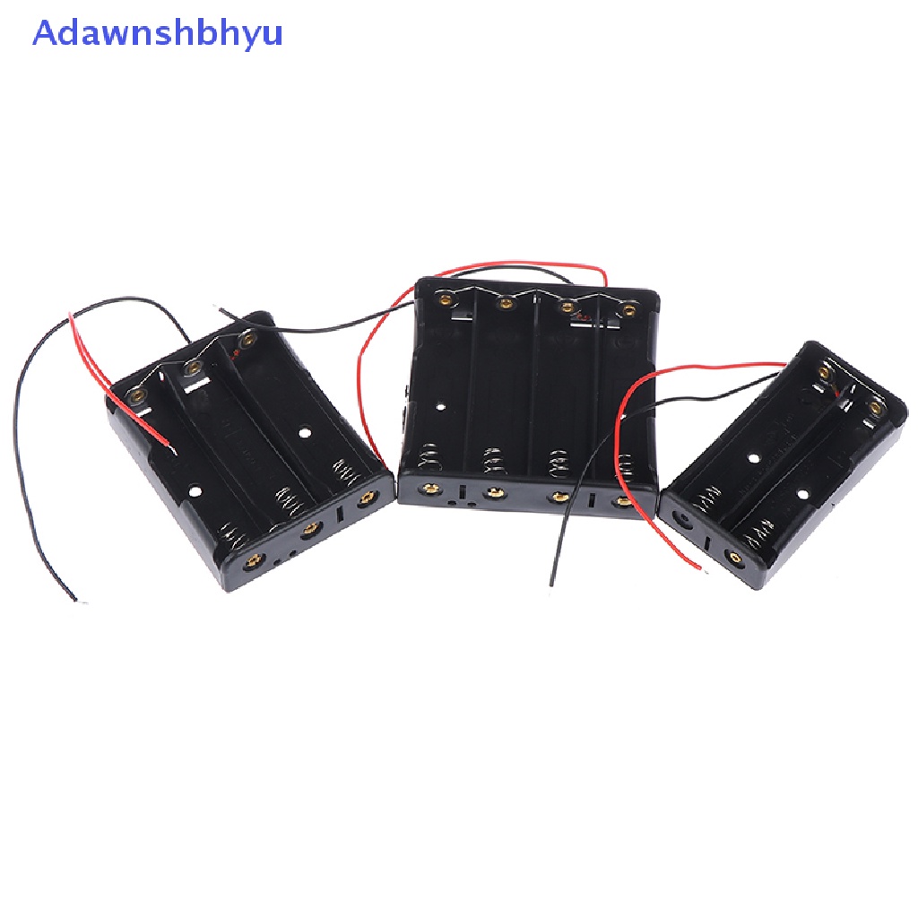 Adhyu 1PC Tempat Penutup Case Penyimpanan Bahan Plastik Li-ion Untuk2Per3 /4x3.7V 18650 DIY ID