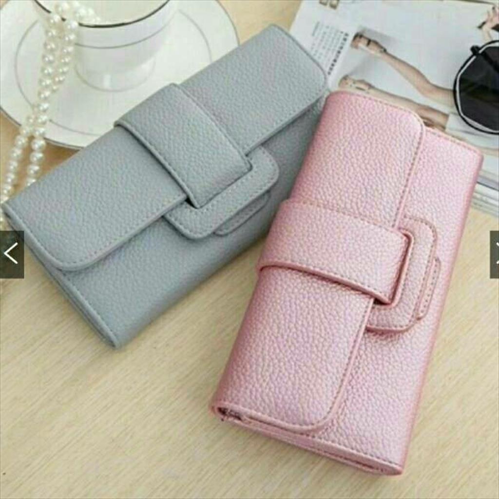 LS 074 - Wallet / Dompet Wanita Lipat Panjang fashion korea Long Belt