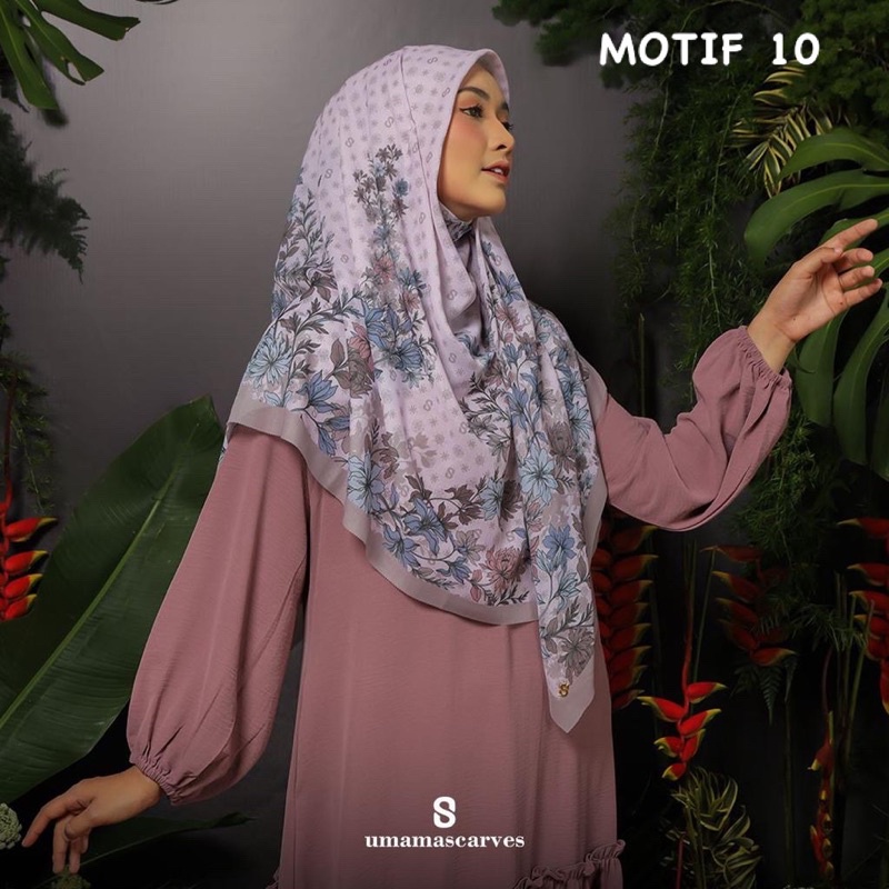 (PART2) UMAMASCARVES SYAR’I- HIJAB SEGIEMPAT SYAR’I MOTIF DIGITAL PRINTING PREMIUM BOX