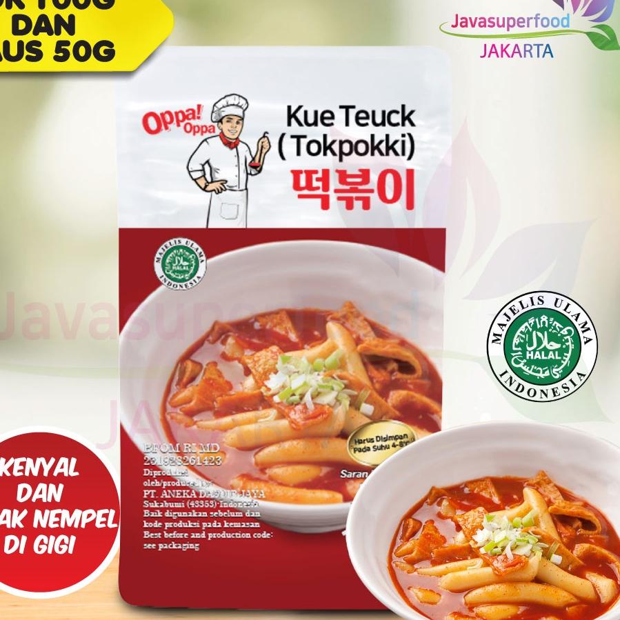 

[PRODUK HN8WQ] Paket Tteokbokki tokpokki tokpoki topoki javasuperfood 100g + saus sauce tokpoki 50g instan halal 90Z