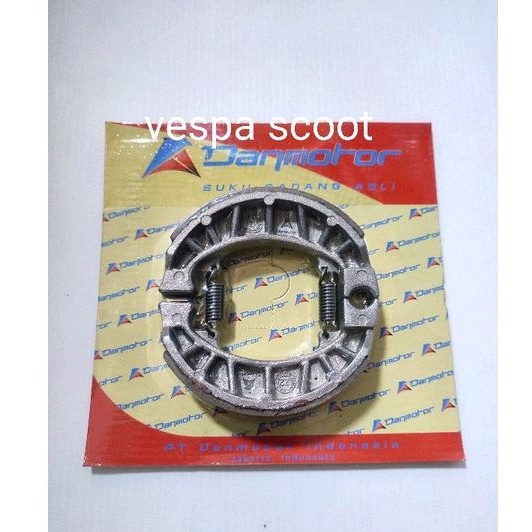 kampas rem belakang vespa matic lx s