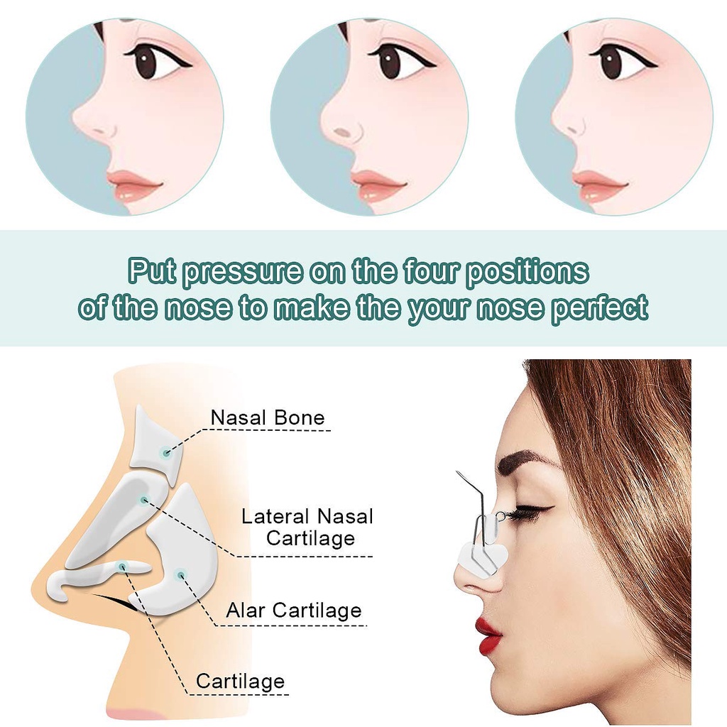 Nose Up Lifting Clip Beauty Nose Up Clipper Natural Nose Up Shaper Alat Pemancung Hidung Permanen Alami