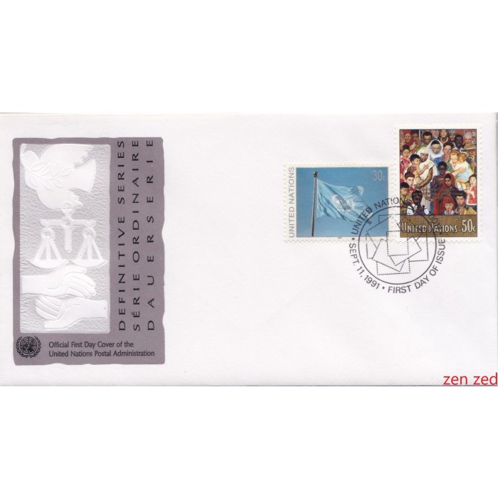 

A392 Prangko United Nations FDC 1991 Postage Stamps 1 Pcs